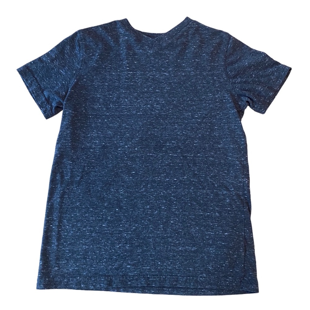 Boys dark grey v-neck t-shirt short sleeve size 6-7
